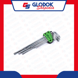 TEKIRO SET KUNCI L TORX TANPA LUBANG 9 PCS